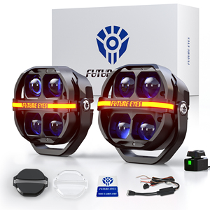 Faro Ausiliario per Auto FUTURE EYES C100 180W, Design Originale, Luce LED Esterna, Kit di Aggiornamento Luci <span class=keywords><strong>Fuoristrada</strong></span>, <span class=keywords><strong>Fari</strong></span> <span class=keywords><strong>Fendinebbia</strong></span> LED - Product Image 1