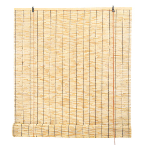 Giấy cây gai dầu Mat Phong cách Trung Quốc cỏ Mat Con lăn Rèm tre Màn cửa sổ treo Shades - Product Image 1