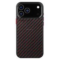 Funda de Teléfono de Fibra de Carbono Forjada + TPU para iPhone 17/17 Pro Max/17 Air/17 Pro Max Carbon Case/16 Pro y 14 Pro Max/12 Pro/11/13/15