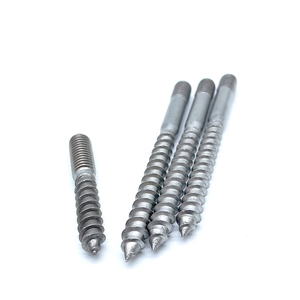 Thép không gỉ dacromet bạc đôi kết thúc Đôi Ren chốt vít 10x200mm móc áo bu lông - Product Image 3