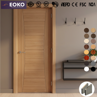 Porte intérieure en bois MDF moderne personnalisable EOKO pour les constructeurs, pour appartements, vente en gros