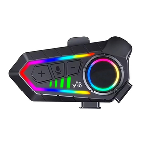 Casque d'intercom sans fil pour 2 personnes, système de communication pour casque, étanche IPX6 pour utilisation en moto et en aventure en plein air - Product Image 5