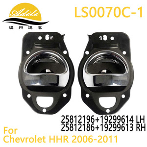 LS0070C-1 ชุดมือจับประตูด้านใน 06HHR สีดำเคลือบด้วยไฟฟ้า ซ้าย ขวา อะไหล่ทดแทน - Product Image 5