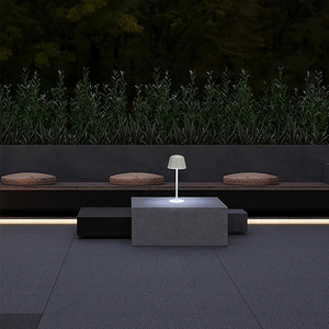 Hiện đại pin đèn trang trí nội thất thay đổi độ sáng cạnh giường ngủ tafellamp tisch lampe cảm ứng thanh có thể sạc lại không dây LED bàn đèn nhà hàng - Product Image 5