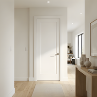 Porte intérieure Chantadoor moderne minimaliste style Shaker en bois avec finition et isolation acoustique pour appartement, villa, maison