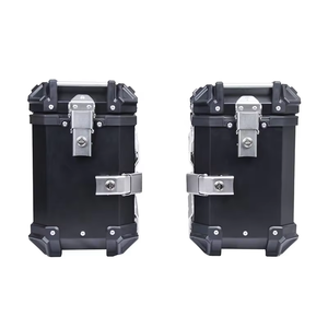Heckbox Aluminiumlegierung Seitenrahmen Schwarz Gepäckträger Aufbewahrungsregale Zubehör Heckbox-Halterungen für <span class=keywords><strong>NC750</strong></span> - Product Image 1