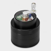 Nouveau moulin à herbes sèches classique YA YA8152 à 4 couches en alliage d'aluminium de 63 mm, à manivelle, pour accessoires, vente chaude