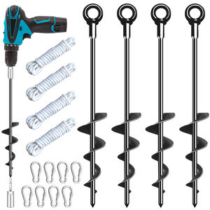 Anclajes de Tierra de Rosca Ultra Resistentes para Jardín, Estacas de Fijación de Alta Resistencia en Venta - Product Image 2