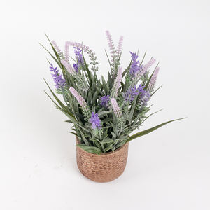 2021 Dekorative Blumen und Pflanzen Lavendel Blumen Bonsai Lavanda Flor Boda Lavanda künstliche <span class=keywords><strong>Ramo</strong></span> de Lavanda - Product Image 4