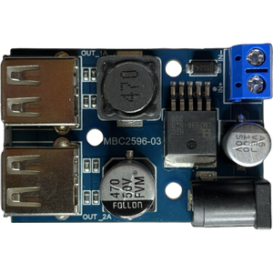 DC DC Buck Converter Step Down Module <b>7</b>-35V to 5V Dual USB Output Car Charger LM2596 Power Module MBC2596-03 for Charger - Product Image 5