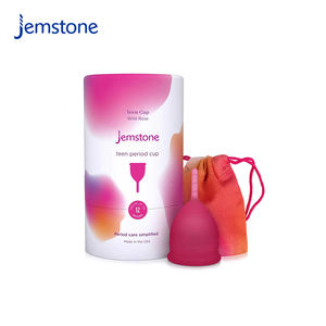Venta de Fábrica: Juego de Copas Menstruales de Silicona Ecológicas, Caja de Cartón en Forma de Cilindro, Tubo de Papel para Copas Menstruales Femeninas - Product Image 3