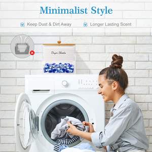 Boîte de distributeur de dosettes de détergent de buanderie transparente - Product Image 3