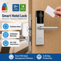 Cerradura Electrónica para Hotel, Cerradura Inteligente con Tarjeta, Cerradura de Puerta con Acabado Pulido, Duradera, Económica, con Tarjeta RFID de Proximidad, Software Gratuito para Hotel