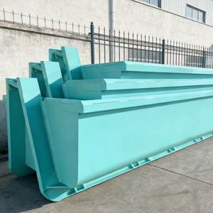 Truk Pengangkut Sampah <span class=keywords><strong>Skip</strong></span> Bin 30 Yard, Roll Dumpster Hook Lift Bin untuk Limbah Konstruksi Pabrik Manufaktur - Product Image 2