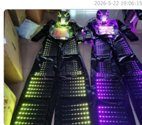 Costume de robot LED pour adulte, tenue de scène lumineuse pour spectacle de danse