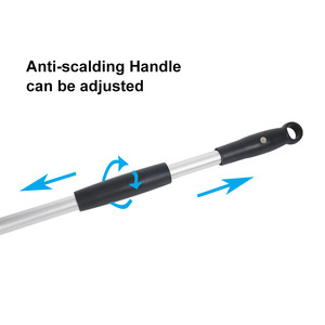 Venta caliente 9 pulgadas <span class=keywords><strong>Pizza</strong></span> Turning Peel 304 Acero inoxidable Desmontable Mango largo <span class=keywords><strong>Pizza</strong></span> <span class=keywords><strong>Pala</strong></span> giratoria Ajustable <span class=keywords><strong>Pizza</strong></span> Turner - Product Image 3