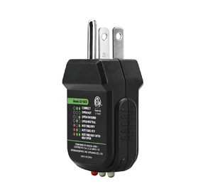 Probador de salida con verificación GFCI-Probador de circuito de toma de tierra y receptáculo, probador de toma de corriente eléctrica, enchufe ETL listado - Product Image 3