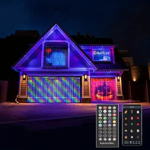 Toptan piksel LED nokta ışık IP65 su geçirmez UCS2904 APP akıllı kontrollü tatil ışıkları noel süslemeleri