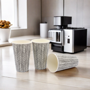 Tazas de papel de café de una sola pared desechables ecológicas personalizadas para su taza diaria de <span class=keywords><strong>Joe</strong></span> - Product Image 4