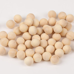 Palline di <span class=keywords><strong>perline</strong></span> di legno non finite giocattoli fai da te <span class=keywords><strong>perline</strong></span> di legno rotonde da 10mm all'ingrosso - Product Image 6