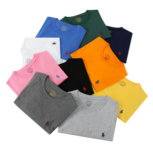Nouveau style été T-<span class=keywords><strong>shirt</strong></span> <span class=keywords><strong>homme</strong></span> en pur coton 200g à col rond et manches classiques, coupe ajustée, couleur unie pour logo, mode décontractée - Product Image 1