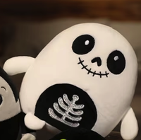 Adorable Poupée en Peluche de Dessin Animé pour Halloween : Vampire, Crâne, Monstre, Homme Citrouille - Jouet en Peluche Animal pour Halloween