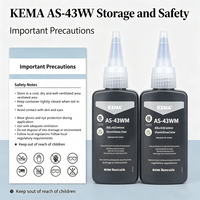 KEMA AS-43WM Colle anaérobie à résistance moyenne d'importation originale pour fixations métalliques