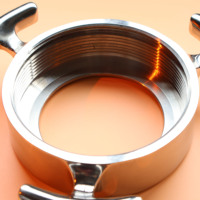 Anneau de retenue de filtre à trois oreilles en acier inoxydable sur mesure, moulé par investissement, résistant à la corrosion et à la haute pression