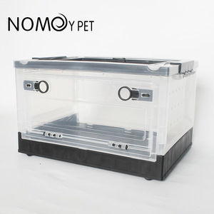 <span class=keywords><strong>Cage</strong></span> à <span class=keywords><strong>hamster</strong></span> en plastique PP à motif solide, <span class=keywords><strong>cage</strong></span> à insectes carrée respirante avec des trous d'aération et un couvercle rabattable - Product Image 6