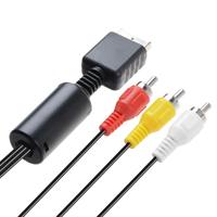 Accesorios para consola de juegos de PS a 3 RCA, conexión AV, Cable de Audio y vídeo para PS1, PS2, PS3, Playstation