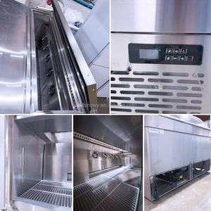 High Quality Equipment Commercial Fridge Two Doors Kitchen Upright Refrigerator - Product Image 6
