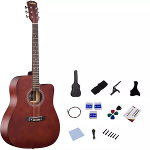 Ensemble de guitares acoustiques en bois massif, guitares acoustiques de <span class=keywords><strong>41</strong></span> pouces - Product Image 4