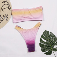 Meisjes Badmode Designer Badpakken Bekende Merken Custom One Shoulder Badmode High Cut String Bikini