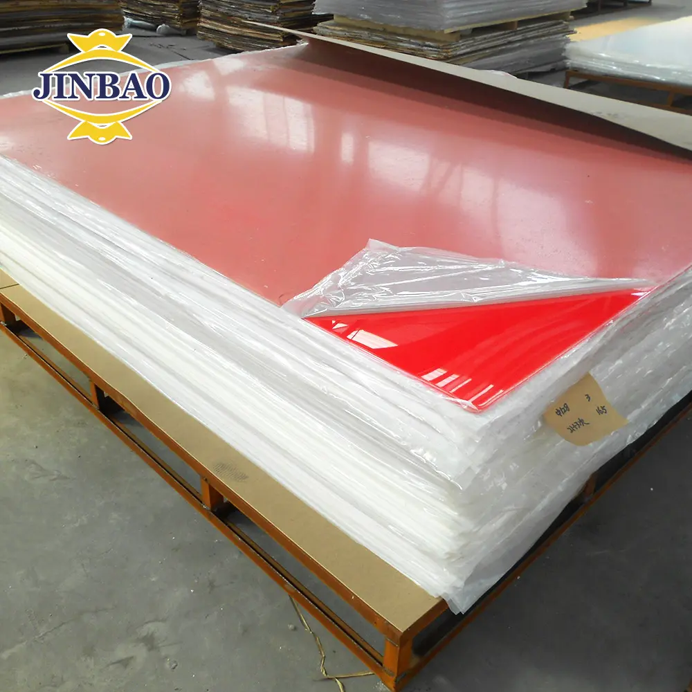 JINBAO how much is acrylic glass transparent pmma gold acrylic glass custom cut acrylic sheet