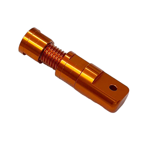 Acoplamiento de Aluminio Anodizado Mecanizado por CNC OEM, Piezas de Torneado de Juntas Mecánicas Industriales Personalizadas - Product Image 1
