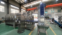 Machine de remplissage d'eau entièrement automatique, ligne de production et d'emballage d'eau minérale, prix