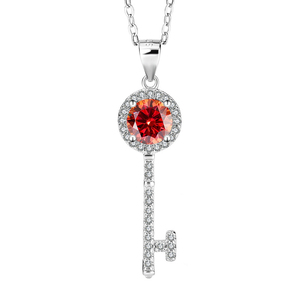 Elegante Collana con Ciondolo a Forma di Stella e <span class=keywords><strong>Luna</strong></span> in Moissanite, <span class=keywords><strong>Argento</strong></span> S925, Colore <span class=keywords><strong>D</strong></span>, Gioiello Raffinato da Donna per Uso Quotidiano - Product Image 2