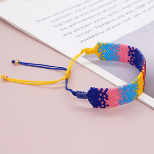 Go2boho Handmade <strong>Emerald</strong> Miyuki <strong>Bead</strong> Stack Chain Bracelet Dainty Seed <strong>Beads</strong> Stylish Geometric Design Pearl Ball Trendy Women's - Product Image 6