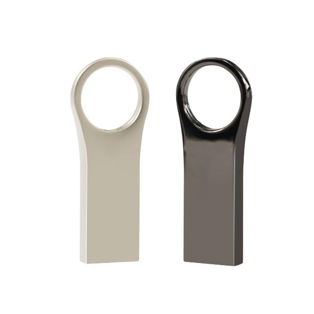 High Quality Mini USB Pen Drive 4GB to 128GB Memory Stick with 64GB Capacity New 2.0 Interface Metal Style Card Design