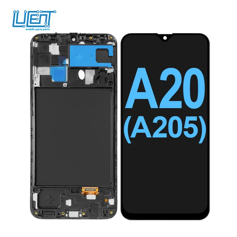 incell display A20 screen lcd for samsung A20 lcd screen for samsung A20 display With Frame for samsung galaxy A20 SM-A205F