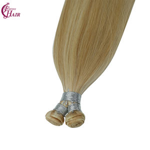 FH # Extensions de cheveux humains Genius Weft p8-60, fournisseurs, 22 pouces, 100g, cheveux humains européens, extensions de cheveux humains Genius Weft - Product Image 2