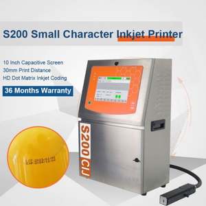 Impresora Industrial de Cama Plana Automática con Tinta CE, Codificadora de Fecha de Inyección Rápida para Caracteres Pequeños y Aplicaciones en PVC - Product Image 3