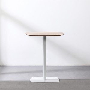 Trung Quốc Nhà Máy Trực Tiếp Giá Bán Buôn Hiện Đại Trắng <span class=keywords><strong>MDF</strong></span> Hình Bầu Dục Quán Cà Phê Cửa Hàng Gỗ Vuông Bàn Ăn Cho 2 - Product Image 3