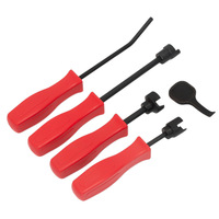 Kit d'outils de maintenance et de démontage/assembly du système de freinage automobile en acier au carbone, 8 pièces, pour étriers de frein et freins à tambour, boîte rouge