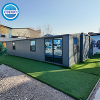 Maison conteneur extensible de 40 pieds de haute qualité, prête à être expédiée, petite villa en acier, directement de l'usine