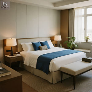 Muebles de hotel de diseño moderno personalizados para dormitorios y Moteles de sala de estar-Paquetes y juegos de muebles de habitación de hotel boutique - Product Image 4