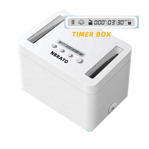 Universal metal 365 days smart mobile cell phone prigione lock box black white self transinion timer lock box