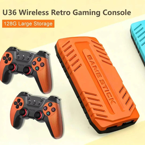 จอยสติ๊กไร้สาย U36 2.4GHz แบบเสียบใช้งานได้ทันที พร้อมเกมติดตั้งล่วงหน้า 50000 เกม รองรับการแสดงผล 4K HD คอนโซลเกมย้อนยุค 3 มิติ 40 อีมูเลเตอร์ PSP - Product Image 4