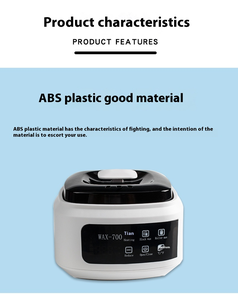 Venda quente Multi-função Dupla Temperatura Display <span class=keywords><strong>Wax</strong></span> Bean Aquecedor Casa Rápida Cabelo Remoção Tool Kit Cera Elétrica Aquecedor Máquina - Product Image 4