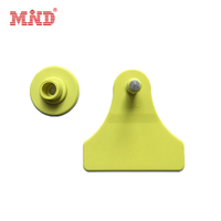 Active uhf rfid animal étiquette d'oreille bovins moutons puce rfid oreille gps réutilisable pour NFC étiquettes d'oreille pour animaux